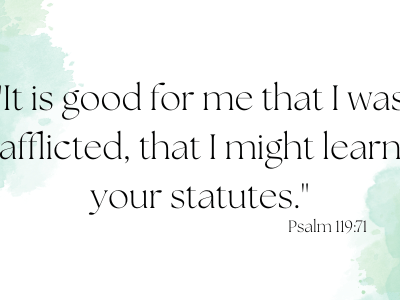 Refined in Affliction